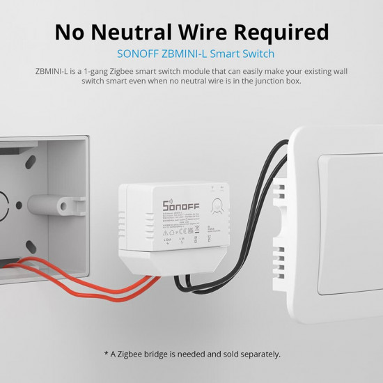 SONOFF ZBMINI-L interrupteur intelligent  Zigbee sans fils neutre