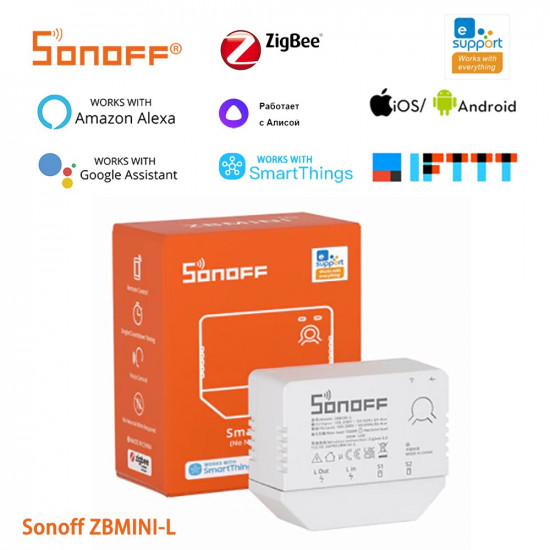 SONOFF ZBMINI-L interrupteur intelligent  Zigbee sans fils neutre