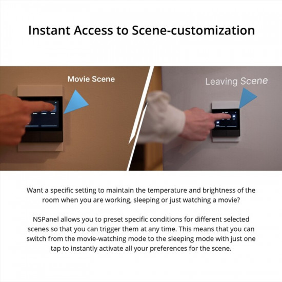 SONOFF NSpanel smart wall switch, alexa and google home compatible central control panel SONOFF NSpanel smart wall switch, alexa and google home compatible central control panel