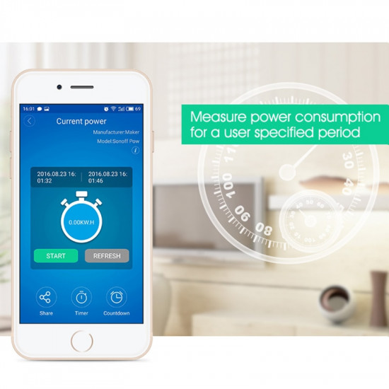 SONOFF POW R2 WIFI SWITCH WITH POWER CONSUMPTION MEASUREMENT SONOFF POW R2 WIFI SWITCH WITH POWER CONSUMPTION MEASUREMENT