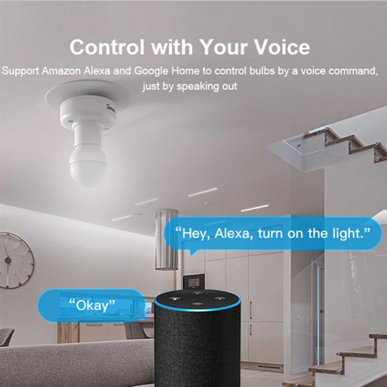 SONOFF SLAMPHER R2 SUPPORT D'AMPOULE E27 WIFI INTELLIGENT SONOFF SLAMPHER R2 SUPPORT D'AMPOULE E27 WIFI INTELLIGENT