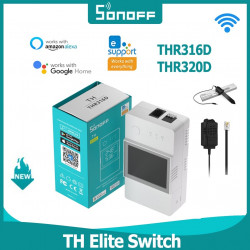 SONOFF TH16/TH Elite Smart Wifi Switch with Temperature and Humidity Sensor