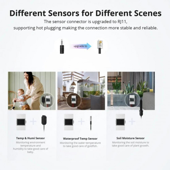 SONOFF TH16/TH Elite commutateur Wifi intelligent avec capteur de température et d'humidité SONOFF TH16/TH Elite commutateur Wifi intelligent avec capteur de température et d'humidité
