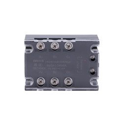Relais à semi-conducteurs triphasé SSR-3-80DA , entrée 3-32V DC, sortie 90-380V AC, relais à semi-conducteurs Relais à semi-conducteurs triphasé SSR-3-80DA , entrée 3-32V DC, sortie 90-380V AC, relais à semi-conducteurs