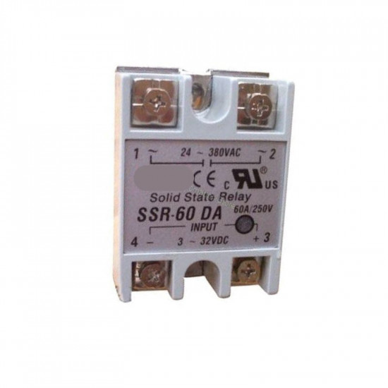 SSR-60DA MODULE DE RELAIS À SEMI-CONDUCTEURS 60A 3-32V DC 24-380V