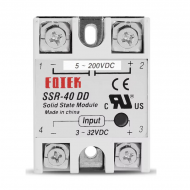 Relais statique à semi conducteur SSR 40A DD 3-32V DC 50-200V DC Relais statique à semi conducteur SSR 40A DD 3-32V DC 50-200V DC