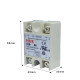 SSR-60DA SOLID STATE RELAY MODULE 60A 3-32V DC 24-380V SSR-60DA SOLID STATE RELAY MODULE 60A 3-32V DC 24-380V