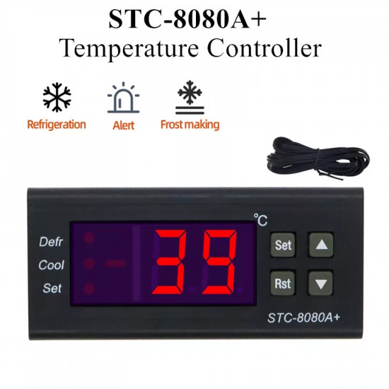Régulateur température avec option de dégiverage STC-8080A+