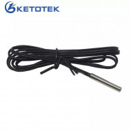 Capteur de Température, M6 BSW Sonde de Mesure de la Température à Filetage  à Vis Type K, Capteur de Thermocouple avec Câble de 1 à 5 Mètres(2M)