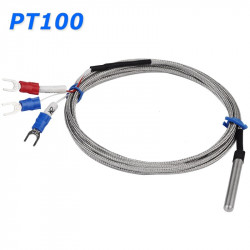 Temperature Sensor 1M 3 Cable Probe Tube RTD PT100 