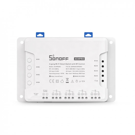 ITEAD SONOFF 4CH PRO R3 433MHZ 4 CHANNELS GANG RF WIRELESS REMOTE WIFI SMART SWITCH RELAY ALEXA GOOGLE HOME ITEAD SONOFF 4CH PRO R3 433MHZ 4 CHANNELS GANG RF WIRELESS REMOTE WIFI SMART SWITCH RELAY ALEXA GOOGLE HOME