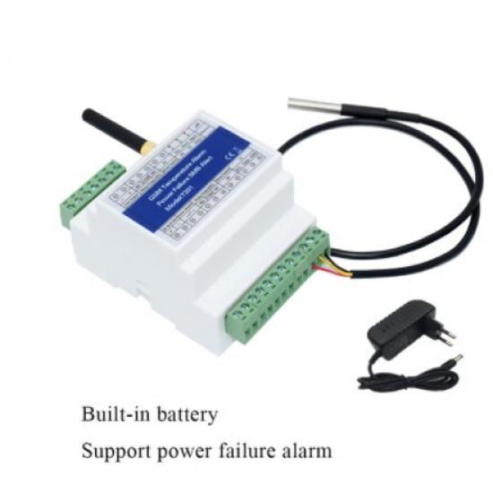 GSM Remote Relay Switch Access Controller T201 GSM Temperature-Alarm-Power-Status-Monitoring-Power-Failure SMS Alarm 2 Relay Out GSM Remote Relay Switch Access Controller T201 GSM Temperature-Alarm-Power-Status-Monitoring-Power-Failure SMS Alarm 2 Relay Out