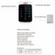 Metal Waterproof 125KHz RFID Touch Screen Keypad Standalone Access Controller Touch screen Door Lock SystemT50
