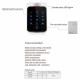 Metal Waterproof 125KHz RFID Touch Screen Keypad Standalone Access Controller Touch screen Door Lock SystemT50 Metal Waterproof 125KHz RFID Touch Screen Keypad Standalone Access Controller Touch screen Door Lock SystemT50