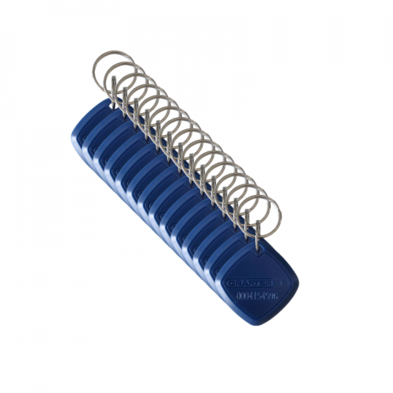 TAG Porte clés RFID 125Khz crafter couleur Bleu ( avec numero de série imprimé) TAG Porte clés RFID 125Khz crafter couleur Bleu ( avec numero de série imprimé)