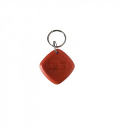 TAG Porte clés RFID 125Khz crafter couleur rouge( avec numero de série imprimé) 