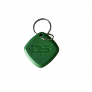 TAG RFID key ring 125Khz crafter color green(with printed serial number)