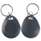 TAG Mifare 13.56Mhz With printed code Compatible with Robisan lock Encrypted Not copyable black