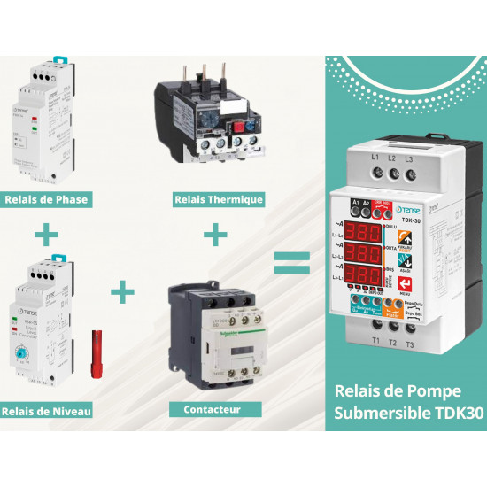 Three-phase Submersible Pump Control relay tense TDK-30 Three-phase Submersible Pump Control relay tense TDK-30