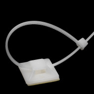 Support de câbles TIE BASE 20x20 mm  auto-adhésif Support de câbles TIE BASE 20x20 mm  auto-adhésif