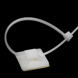 Support de câbles TIE BASE 20x20 mm  auto-adhésif Support de câbles TIE BASE 20x20 mm  auto-adhésif