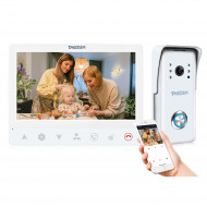 Sonnette visiophone TMEZON avec écran 7" wifi supporte l'application tuya   Sonnette visiophone TMEZON avec écran 7" wifi supporte l'application tuya