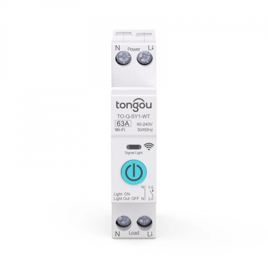 32A TUYA MCB Wi-Fi Smart Circuit Breaker DIN Rail Remote Control tonguou TO-Q-SY1-WT 32A TUYA MCB Wi-Fi Smart Circuit Breaker DIN Rail Remote Control tonguou TO-Q-SY1-WT