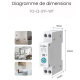 32A TUYA MCB Wi-Fi Smart Circuit Breaker DIN Rail Remote Control tonguou TO-Q-SY1-WT 32A TUYA MCB Wi-Fi Smart Circuit Breaker DIN Rail Remote Control tonguou TO-Q-SY1-WT