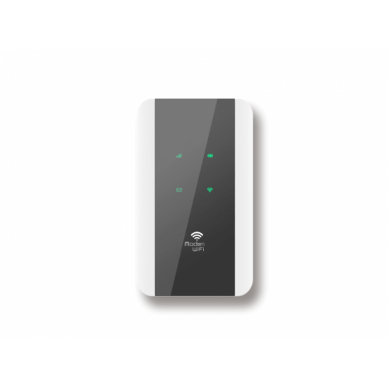 Modem Mobile 3G/4G Lte  150Mbs WIFI avec batterie intégré 2100 Mah TOPLINK HW68