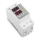 Din Rail Dual Display Adjustable Over Voltage Current and Under Voltage Protective Device Protector Relay 63A 230V Din Rail Dual Display Adjustable Over Voltage Current and Under Voltage Protective Device Protector Relay 63A 230V
