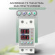 Din Rail Dual Display Adjustable Over Voltage Current and Under Voltage Protective Device Protector Relay 63A 230V Din Rail Dual Display Adjustable Over Voltage Current and Under Voltage Protective Device Protector Relay 63A 230V