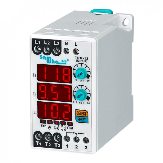Digital (Manual / Semi-Automatic / Automatic Reset) Electronic Overload Asymmetry Relay Thermal Relay TRM 25 150-260VAC Digital (Manual / Semi-Automatic / Automatic Reset) Electronic Overload Asymmetry Relay Thermal Relay TRM 25 150-260VAC