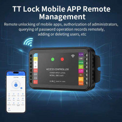 Panneau de contrôle d'accès RFID Sboard WiFi APP TTLOCK, lecteur RFID Wiegand 26/34 bits TTB01