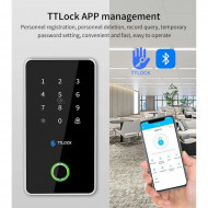 Calvier de contrôle d'accès Digicode biométrique  Mifare Bluetooth Ttlock TT101-TT