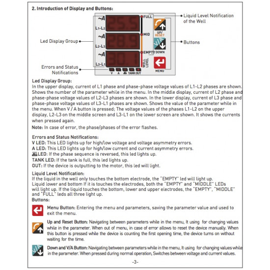 Three-phase Submersible Pump Control relay tense TDK-30 Three-phase Submersible Pump Control relay tense TDK-30