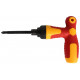 Tournevis combiné en T avec cliquet télescopique 110mm 0846A Tournevis combiné en T avec cliquet télescopique 110mm 0846A