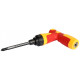 Tournevis combiné en T avec cliquet télescopique 110mm 0846A Tournevis combiné en T avec cliquet télescopique 110mm 0846A