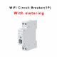 Disjoncteur WiFi avec compteur d'énergie, moniteur de consommation d'énergie AVATTO WCB02-WM