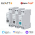 Disjoncteur intélligent  Zigbee avec compteur d'énergie AVATTO ZCB02-WM