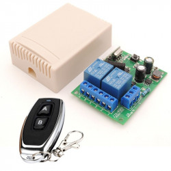 Télécommande universelle sans fil 433MHz 85V-220V 10A 2 canaux Télécommande universelle sans fil 433MHz 85V-220V 10A 2 canaux