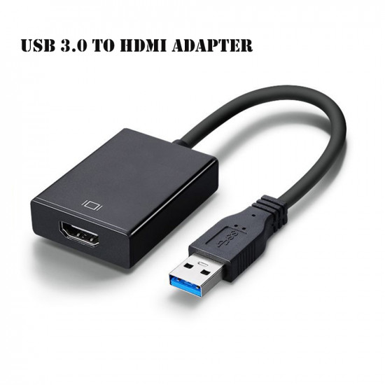 HD 1080P USB 3.0 to HDMI-Compatible Converter