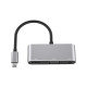 Adaptateur 3 en 1 USB C compatible HDMI de type c vers compatible HDMI Convertisseur audio vidéo VGA Adaptateur 3 en 1 USB C compatible HDMI de type c vers compatible HDMI Convertisseur audio vidéo VGA