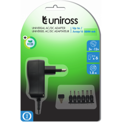 Adaptateur Universelle Ac/Dc 2250mA 27W Max Uniross USMPS005EU Adaptateur Universelle Ac/Dc 2250mA 27W Max Uniross USMPS005EU