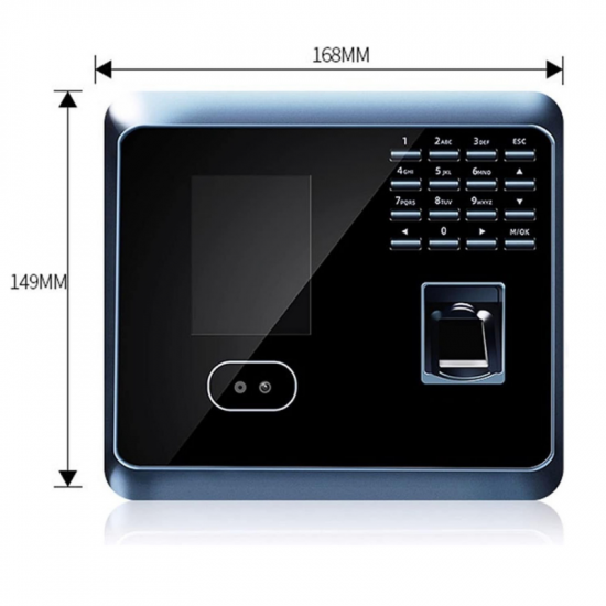 Pointeuse Biométrique avec empreinte et reconnaissance faciale ZKTCO UF100Plus avec écran tactile et fonction wifi zktco UF100plus