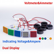 LED Dual Display AC Amp Volt Digital Voltage Current LED Dual Display AC Amp Volt Digital Voltage Current