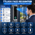 Terminal de contrôle d'accès biométrique Ttlock bluetooth biométrique VF7-BT : reconnaissance faciale , empreinte, NFC