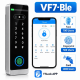 Terminal de contrôle d'accès biométrique Ttlock bluetooth biométrique VF7-BT : reconnaissance faciale , empreinte, NFC