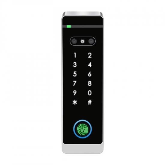 Terminal de contrôle d'accès biométrique Ttlock bluetooth biométrique VF7-BT : reconnaissance faciale , empreinte, NFC