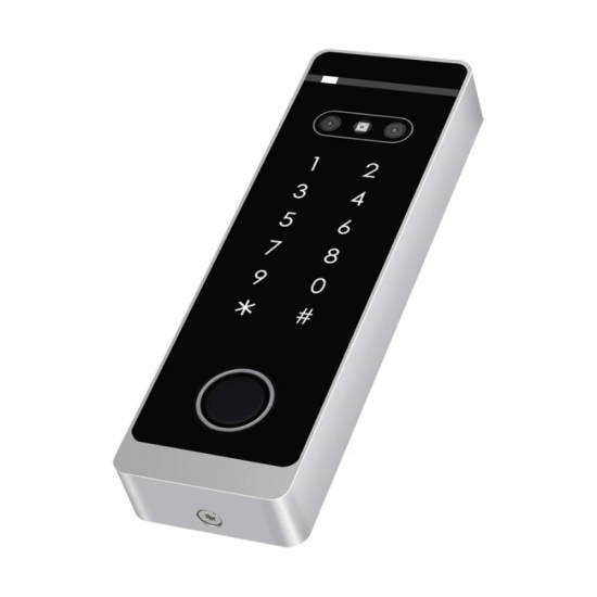 Terminal de contrôle d'accès biométrique Ttlock bluetooth biométrique VF7-BT : reconnaissance faciale , empreinte, NFC