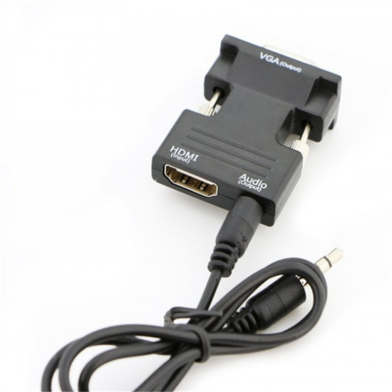 Adaptateur convertisseur HD 1080P VGA vers HDMI avec Audio Adaptateur convertisseur HD 1080P VGA vers HDMI avec Audio